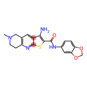 3-amino-N-(1,3-benzodioxol-5-yl)-6-methyl-5,6,7,8-tetrahydrothieno[2,3-b][1,6]naphthyridine-2-carboxamide