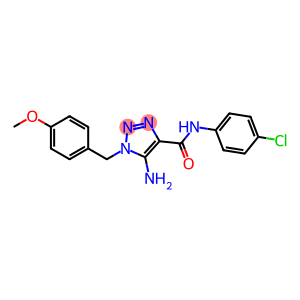 5-Amino-N-(4-chlorophenyl)-1-(4-methoxybenzyl)-1H-1,2,3-triazole-4-carboxamide