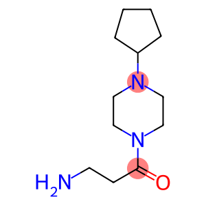 3-AMINO-1-(4-CYCLOPENTYL-PIPERAZIN-1-YL)-PROPAN-1-ONE