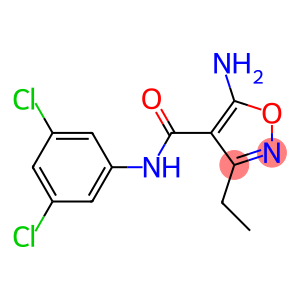 5-Amino-N-(3,5-dichlorophenyl)-3-ethylisoxazole-4-carboxamide