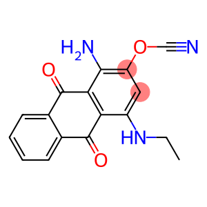 1-AMINO-4-(ETHYLAMINO)-9-10-DIHYDRO-9,10-DIOXO-2-ANTHRACENECARBONONITRILE