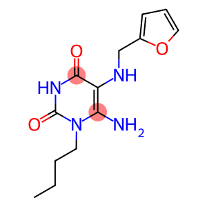 6-AMINO-1-BUTYL-5-[(2-FURYLMETHYL)AMINO]PYRIMIDINE-2,4(1H,3H)-DIONE