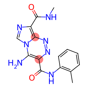 4-AMINO-N~8~-METHYL-N~3~-(2-METHYLPHENYL)IMIDAZO[5,1-C][1,2,4]TRIAZINE-3,8-DICARBOXAMIDE