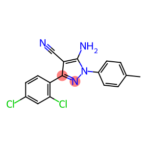 5-amino-3-(2,4-dichlorophenyl)-1-(4-methylphenyl)-1H-pyrazole-4-carbonitrile