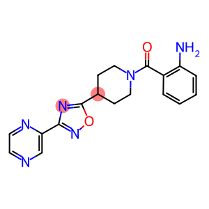 1-(2-AMINOBENZOYL)-4-(3-(PYRAZIN-2-YL)-1,2,4-OXADIAZOL-5-YL)PIPERIDINE