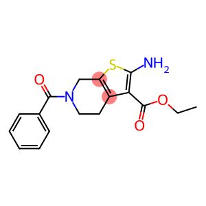 2-AMINO-6-BENZOYL-4,5,6,7-TETRAHYDRO-THIENO[2,3-C]PYRIDINE-3-CARBOXYLIC ACID ETHYL ESTER