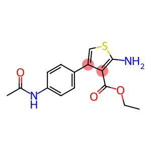 2-AMINO-4-(4-ACETAMINOPHENYL)-THIOPHENE-3-CARBOXYLIC ACID ETHYL ESTER