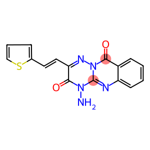 4-AMINO-2-[2-(2-THIENYL)VINYL]-3H-[1,2,4]TRIAZINO[3,2-B]QUINAZOLINE-3,10(4H)-DIONE