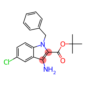 3-AMINO-1-BENZYL-5-CHLORO-1H-INDOLE-2-CARBOXYLIC ACID TERT-BUTYL ESTER