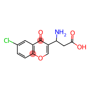 3-AMINO-3-(6-CHLORO-4-OXO-4H-CHROMEN-3-YL)-PROPIONIC ACID