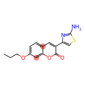 3-(2-AMINO-THIAZOL-4-YL)-7-PROPOXY-CHROMEN-2-ONE