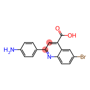 2-(4-AMINOPHENYL)-6-BROMOQUINOLINE-4-CARBOXYLIC ACID