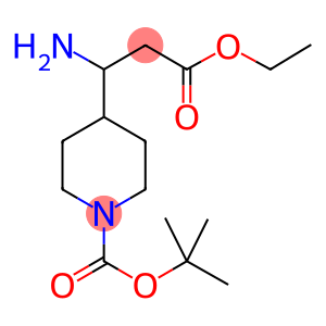 4-(1-AMINO-2-ETHOXYCARBONYL-ETHYL)-PIPERIDINE-1-CARBOXYLIC ACID TERT-BUTYL ESTER