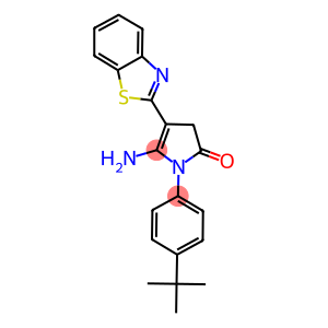 5-AMINO-4-BENZOTHIAZOL-2-YL-1-(4-TERT-BUTYL-PHENYL)-1,3-DIHYDRO-PYRROL-2-ONE