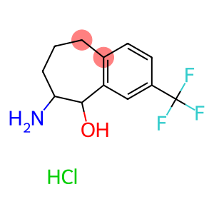 6-AMINO-3-TRIFLUOROMETHYL-6,7,8,9-TETRAHYDRO-5H-BENZOCYCLOHEPTEN-5-OL HYDROCHLORIDE