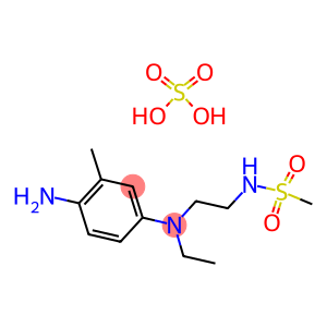 4-AMINO-N-ETHYL-N-(BETA-METHYLSULFONAMIDOETHYL)-M-TOLUIDINESESQUISULFATE