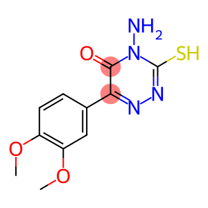 4-AMINO-6-(3,4-DIMETHOXY-PHENYL)-3-MERCAPTO-4H-[1,2,4]TRIAZIN-5-ONE
