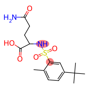 5-AMINO-2-[[(5-TERT-BUTYL-2-METHYLPHENYL)SULFONYL]AMINO]-5-OXOPENTANOIC ACID