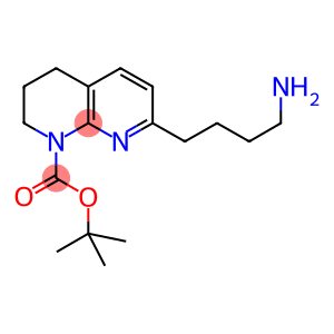 7-(4-AMINO-BUTYL)-3,4-DIHYDRO-2H-[1,8]NAPHTHYRIDINE-1-CARBOXYLIC ACID TERT-BUTYL ESTER