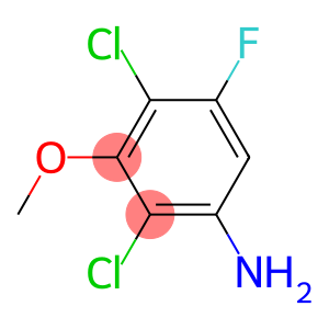 1-氨基-3-甲氧基-5-氟-2,4-二氯苯