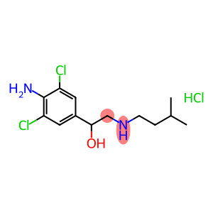 1-(4-AMINO-3,5-DICHLORO-PHENYL)-2-(3-METHYL-BUTYLAMINO)-ETHANOL HYDROCHLORIDE