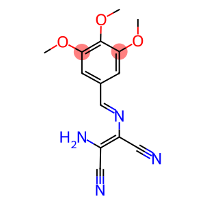 2-AMINO-1-(1-AZA-2-(3,4,5-TRIMETHOXYPHENYL)VINYL)ETHENE-1,2-DICARBONITRILE