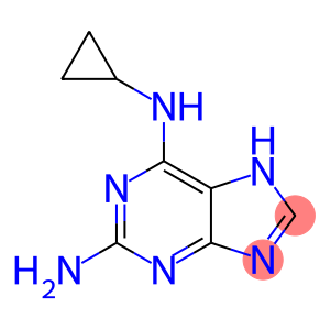 2-AMINO-6-CYCLOPROPYLAMINOPURINE