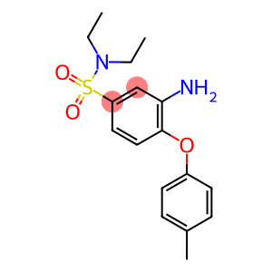 3-AMINO-N,N-DIETHYL-4-(4-METHYLPHENOXY)BENZENESULFONAMIDE