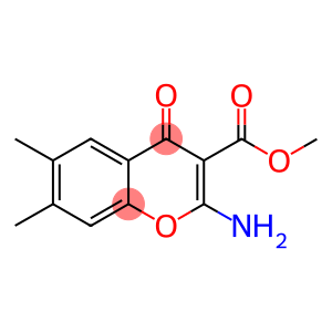 2-AMINO-6,7-DIMETHYL-4-OXO-4H-CHROMENE-3-CARBOXYLIC ACID METHYL ESTER