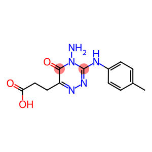 3-(4-AMINO-5-OXO-3-P-TOLYLAMINO-4,5-DIHYDRO-[1,2,4]TRIAZIN-6-YL)-PROPIONIC ACID