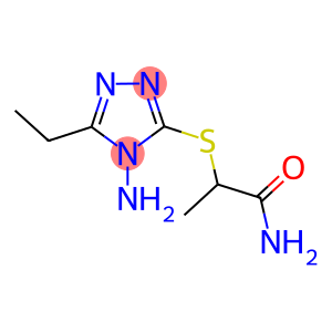 2-[(4-AMINO-5-ETHYL-4H-1,2,4-TRIAZOL-3-YL)SULFANYL]PROPANAMIDE