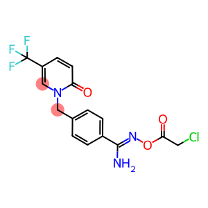 1-[4-(1-AMINO-2-AZA-3-CHLOROACETYL-3-OXAPROP-1-EN-1-YL)BENZYL]-5-(TRIFLUOROMETHYL)-2-PYRIDONE
