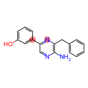 2-AMINO-3-BENZYL-5-(3'-HYDROXYPHENYL)-PYRAZINE