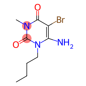 6-AMINO-5-BROMO-1-BUTYL-3-METHYL-1H-PYRIMIDINE-2,4-DIONE