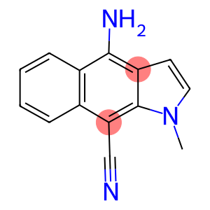 4-AMINO-1-METHYL-1H-BENZO[F]INDOLE-9-CARBONITRILE