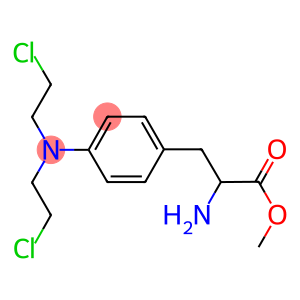 2-AMINO-3-(4-[BIS-(2-CHLORO-ETHYL)-AMINO]-PHENYL)-PROPIONIC ACID METHYL ESTER