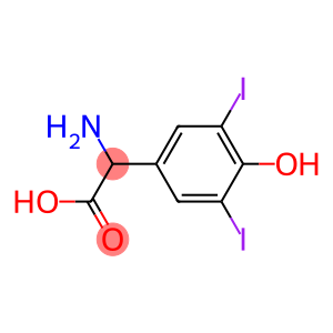 AMINO-(3,5-DIIODO-4-HYDROXY-PHENYL)-ACETIC ACID