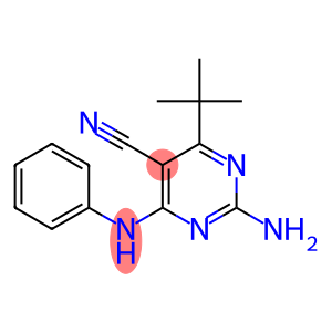 2-AMINO-4-(TERT-BUTYL)-6-(PHENYLAMINO)PYRIMIDINE-5-CARBONITRILE