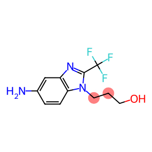3-(5-AMINO-2-TRIFLUOROMETHYL-BENZOIMIDAZOL-1-YL)-PROPAN-1-OL