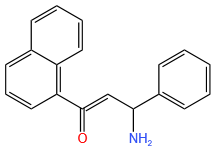 3-AMINO-1-NAPHTHALEN-1-YL-3-PHENYL-PROPENONE