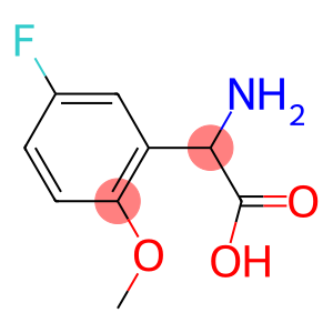 AMINO(5-FLUORO-2-METHOXYPHENYL)ACETIC ACID