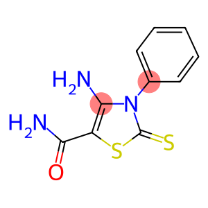 4-AMINO-3-PHENYL-2-THIOXO-2,3-DIHYDRO-THIAZOLE-5-CARBOXYLIC ACID AMIDE