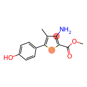 3-AMINO-5-(4-HYDROXYPHENYL)-4-METHYLTHIOPHENE-2-CARBOXYLIC ACID METHYL ESTER