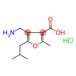 4-(Aminomethyl)-5-isobutyl-2-methyl-3-furoic acid hydrochloride