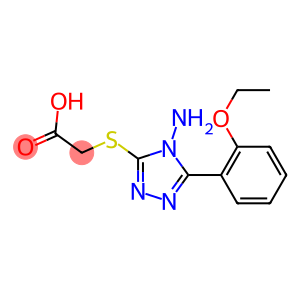 2-{[4-amino-5-(2-ethoxyphenyl)-4H-1,2,4-triazol-3-yl]sulfanyl}acetic acid