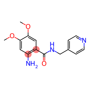 2-amino-4,5-dimethoxy-N-(pyridin-4-ylmethyl)benzamide