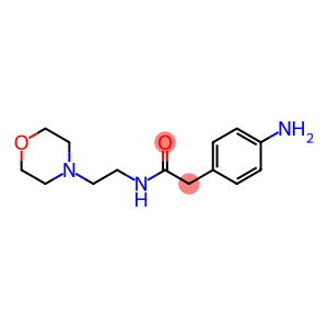 2-(4-aminophenyl)-N-(2-morpholin-4-ylethyl)acetamide