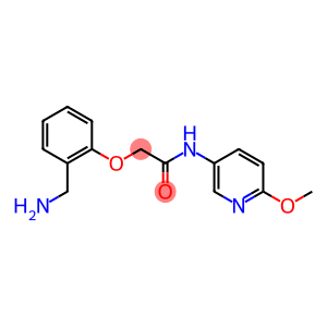 2-[2-(aminomethyl)phenoxy]-N-(6-methoxypyridin-3-yl)acetamide