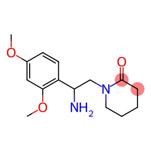 1-[2-amino-2-(2,4-dimethoxyphenyl)ethyl]piperidin-2-one