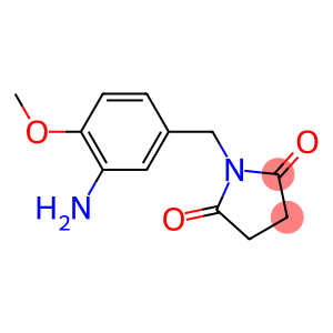 1-[(3-amino-4-methoxyphenyl)methyl]pyrrolidine-2,5-dione